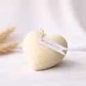 Serce – świeca sojowa dekoracyjna wolnostojąca handmade